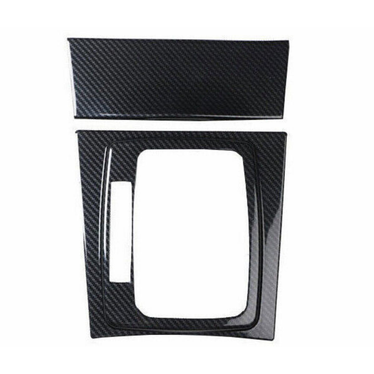 Mercedes Carbon Center Console Cover – Premium Plastic (Not Rubber)