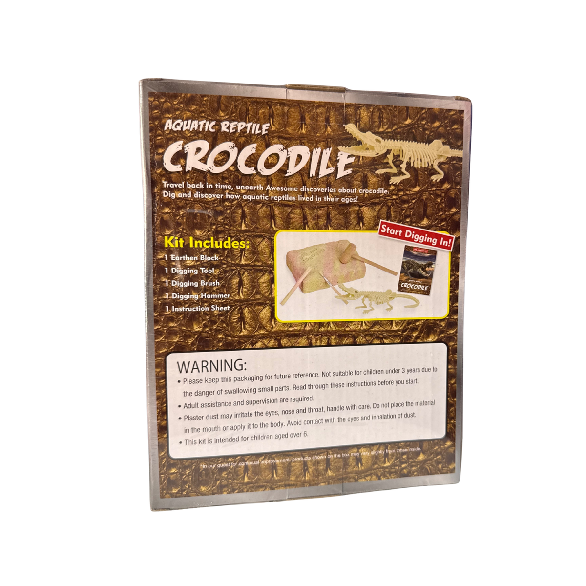 Dig & Discover โ Aquatic Reptile Crocodile Excavation Kit