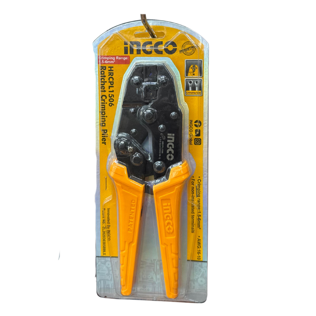 INGCO Ratchet Crimping Plier