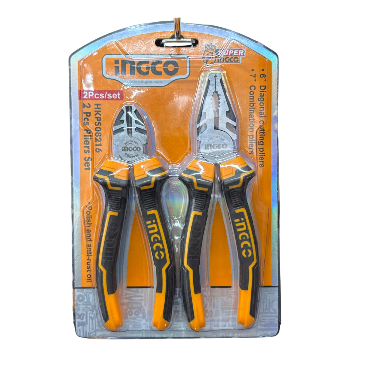 INGCO 2 Pcs Pliers Set