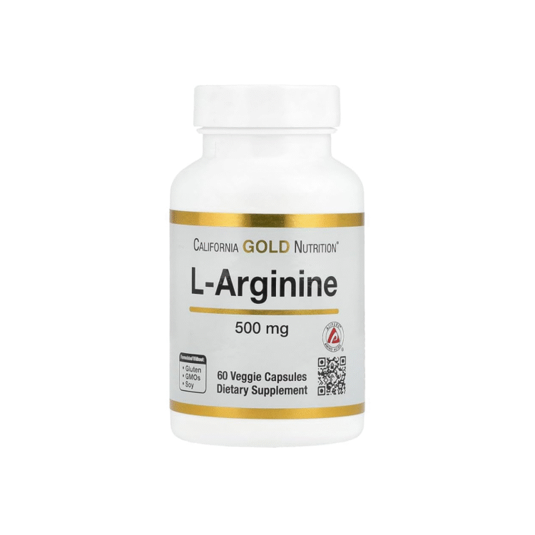 L-Arginine 500mg 60 Capsules $14.00