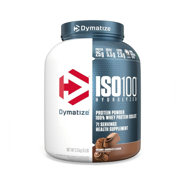 Dymatize ISO100® Hydrolyzed Whey Protein Isolate – Gourmet Chocolate