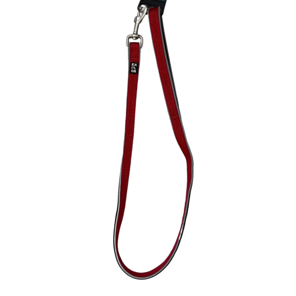 Explorer Durable Dog Leash – Red & Black Comfort Grip Design