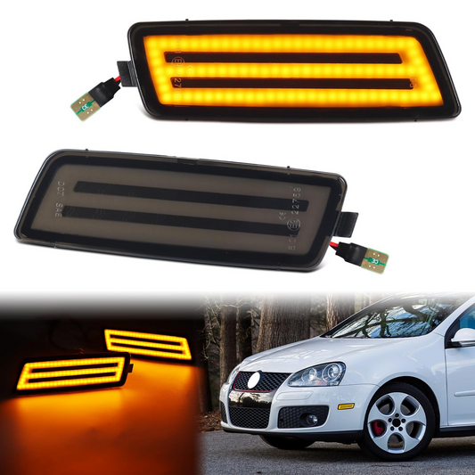 Volkswagen Golf MK5 & Jetta LED Side Marker – Black Housing
