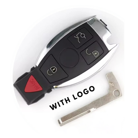 Mercedes-Benz Key Fob Replacement Shell with Logo – Compatible with Multiple Models
