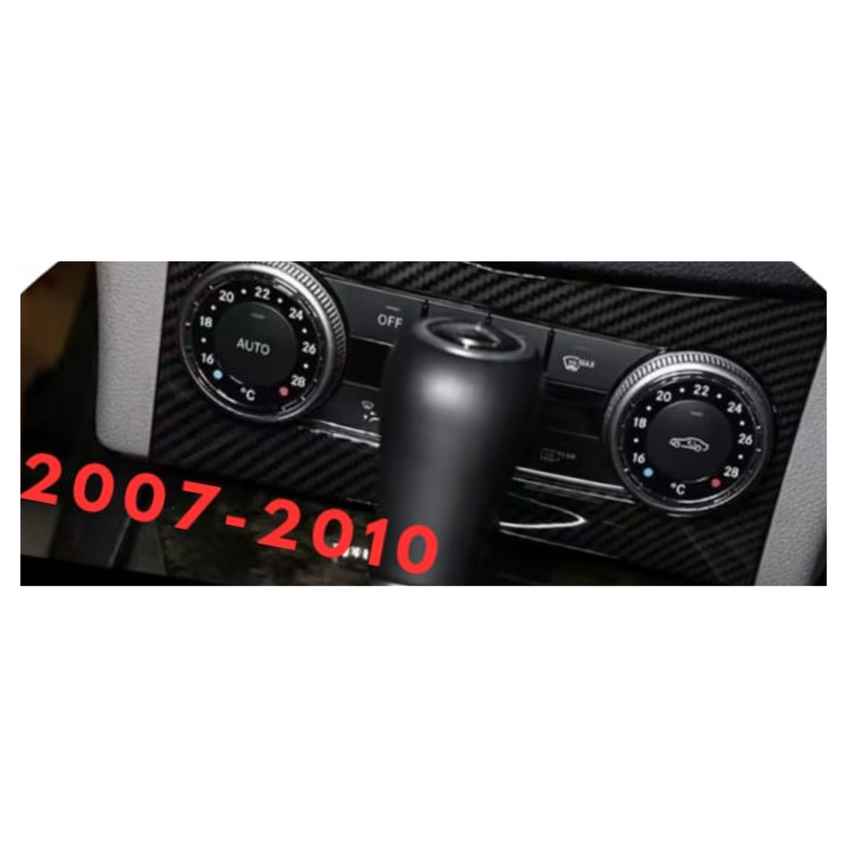 Mercedes  AC Frame Carbon Cover – Plastic Trim