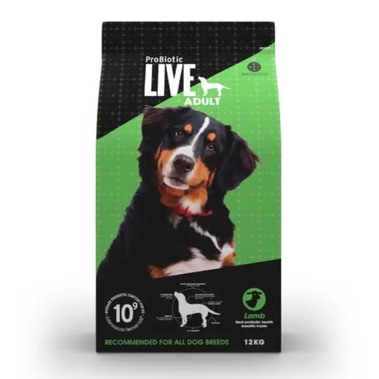 LIVE ProBiotic Adult Dog Food  Lamb (12kg)