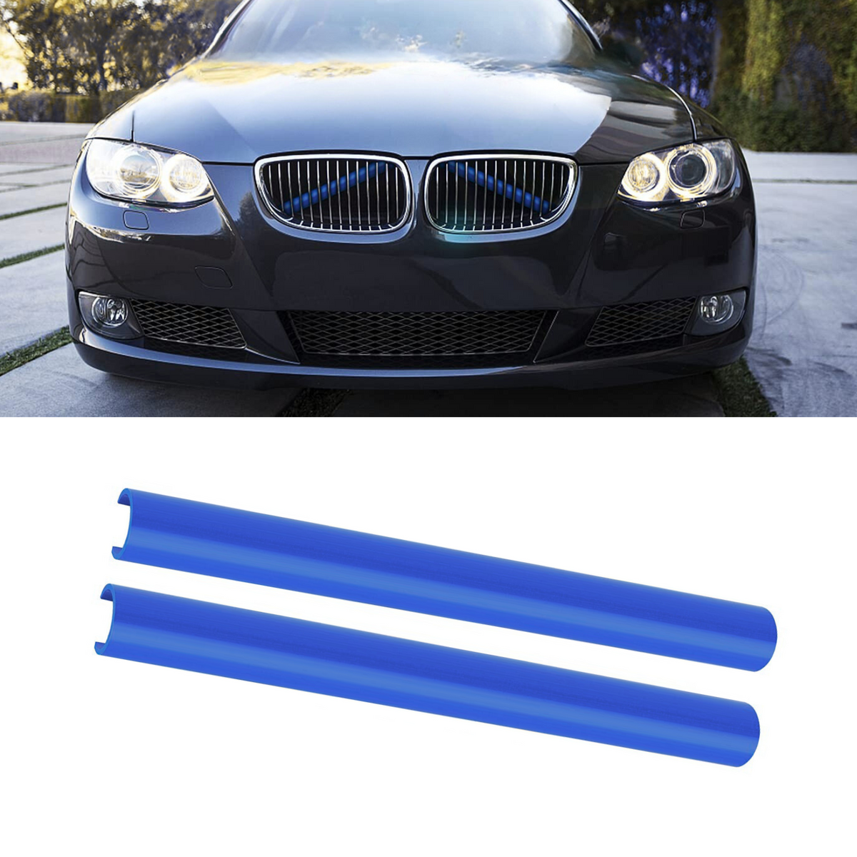 BMW E90 E92 E93 Front Grill Strip Covers – Colorful M Look Accent Kit