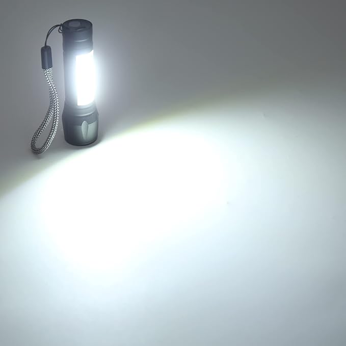 Compact USB Rechargeable LED Flashlight