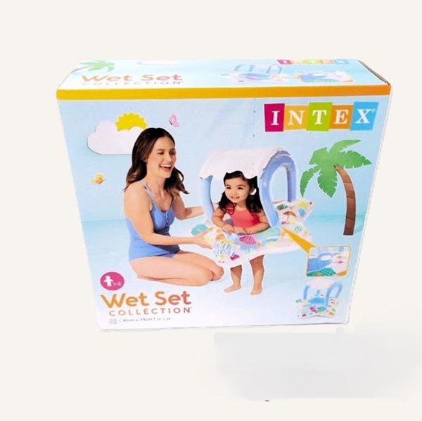 Intex Inflatable Baby Pool with Canopy