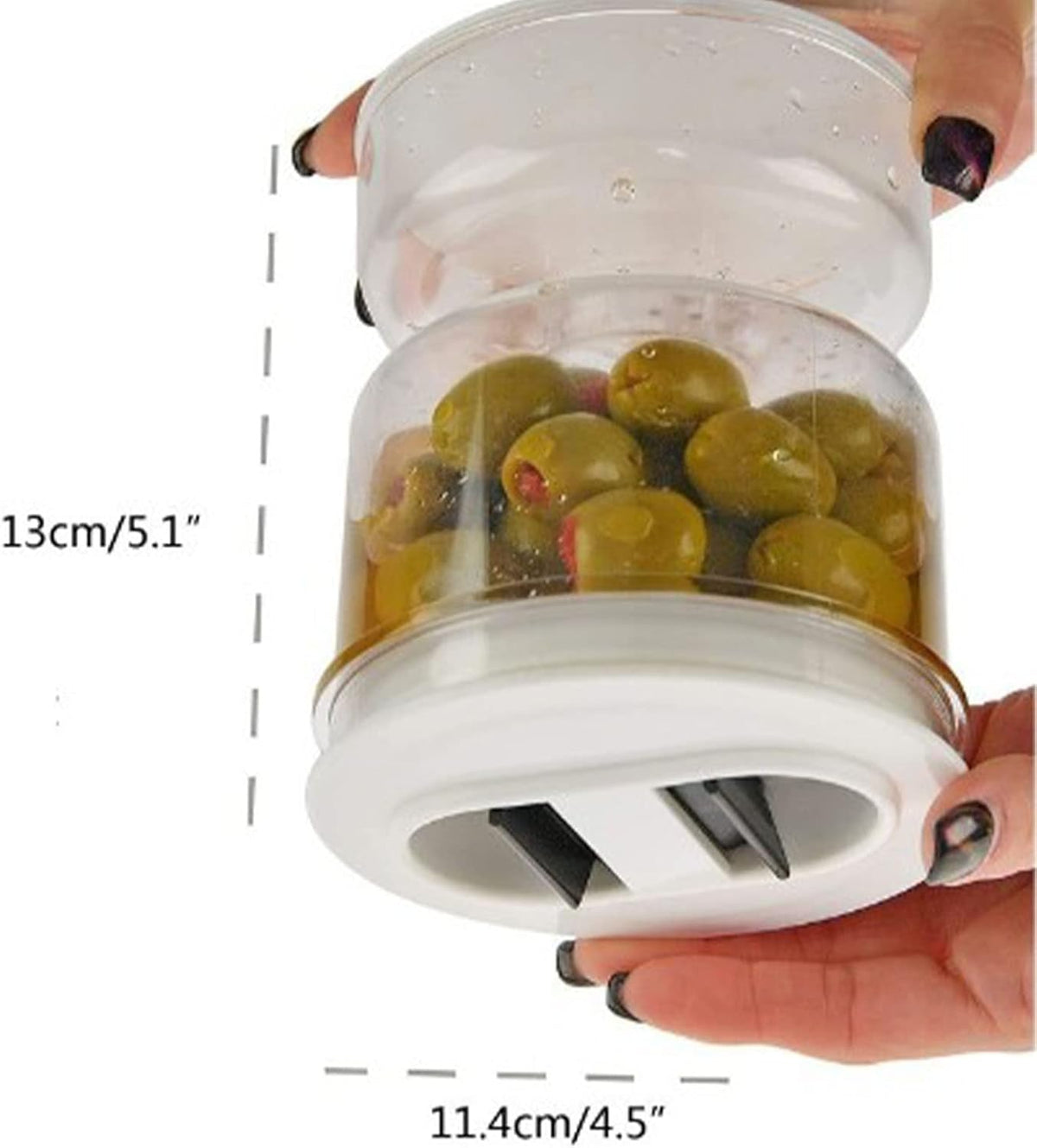 2-in-1 Brine Separation Storage Jar