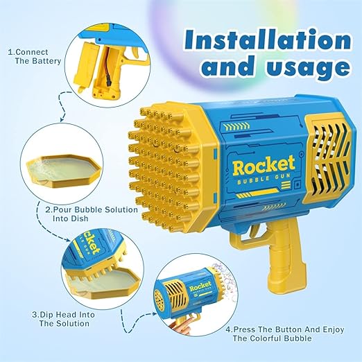 45 Hole Bubble Gun
