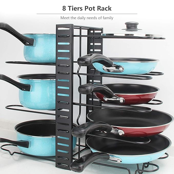 8-Tier Pot & Pan Organizer