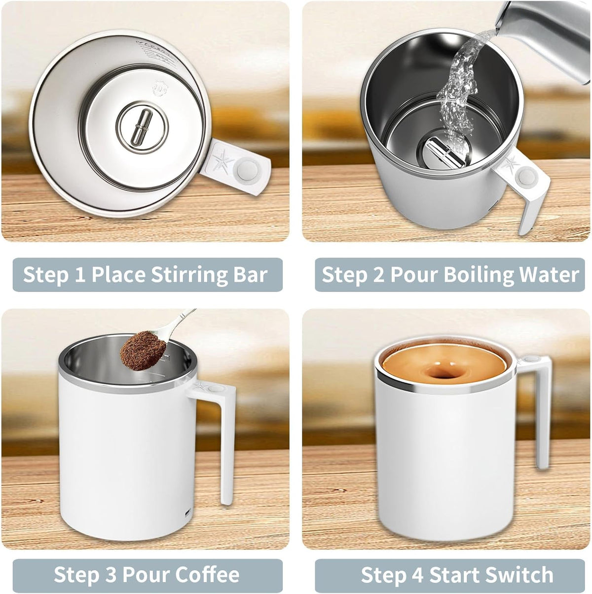 Magnetic Mixer Mug