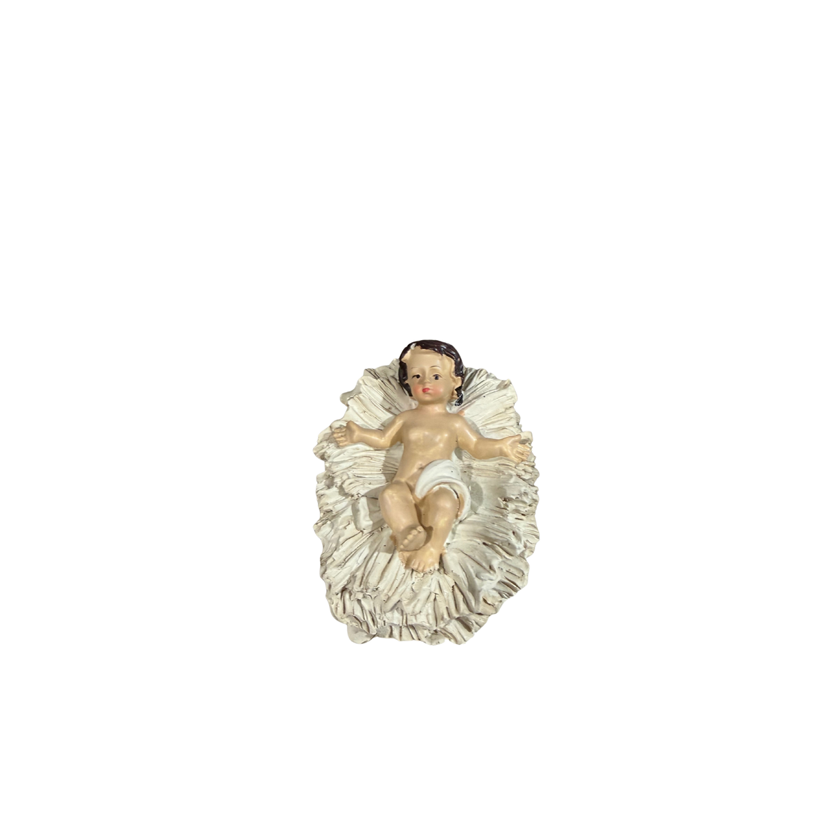 11-Piece White & Gold Nativity Set