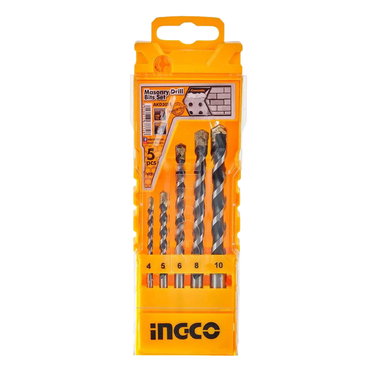 INGCO 5 Pcs Multi-function Drill Bit Set