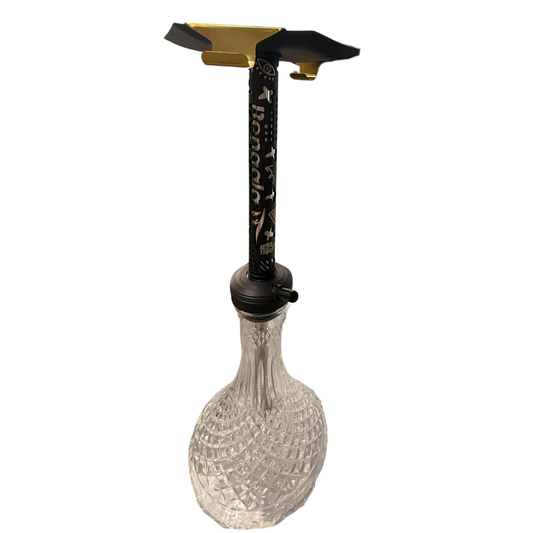 Yahya Pharaoh Hookah – Hieroglyph Black Edition