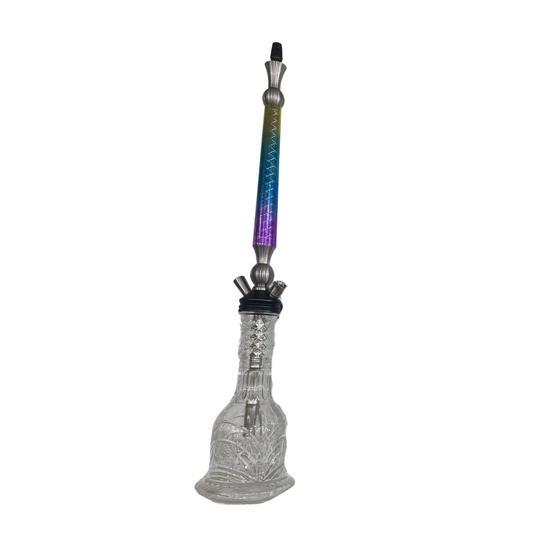 Spectrum Tower Hookah – Chrome Rainbow Edition