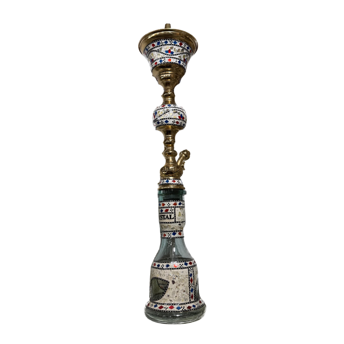 Mosaic Heritage Hookah – Handcrafted Enamel Edition