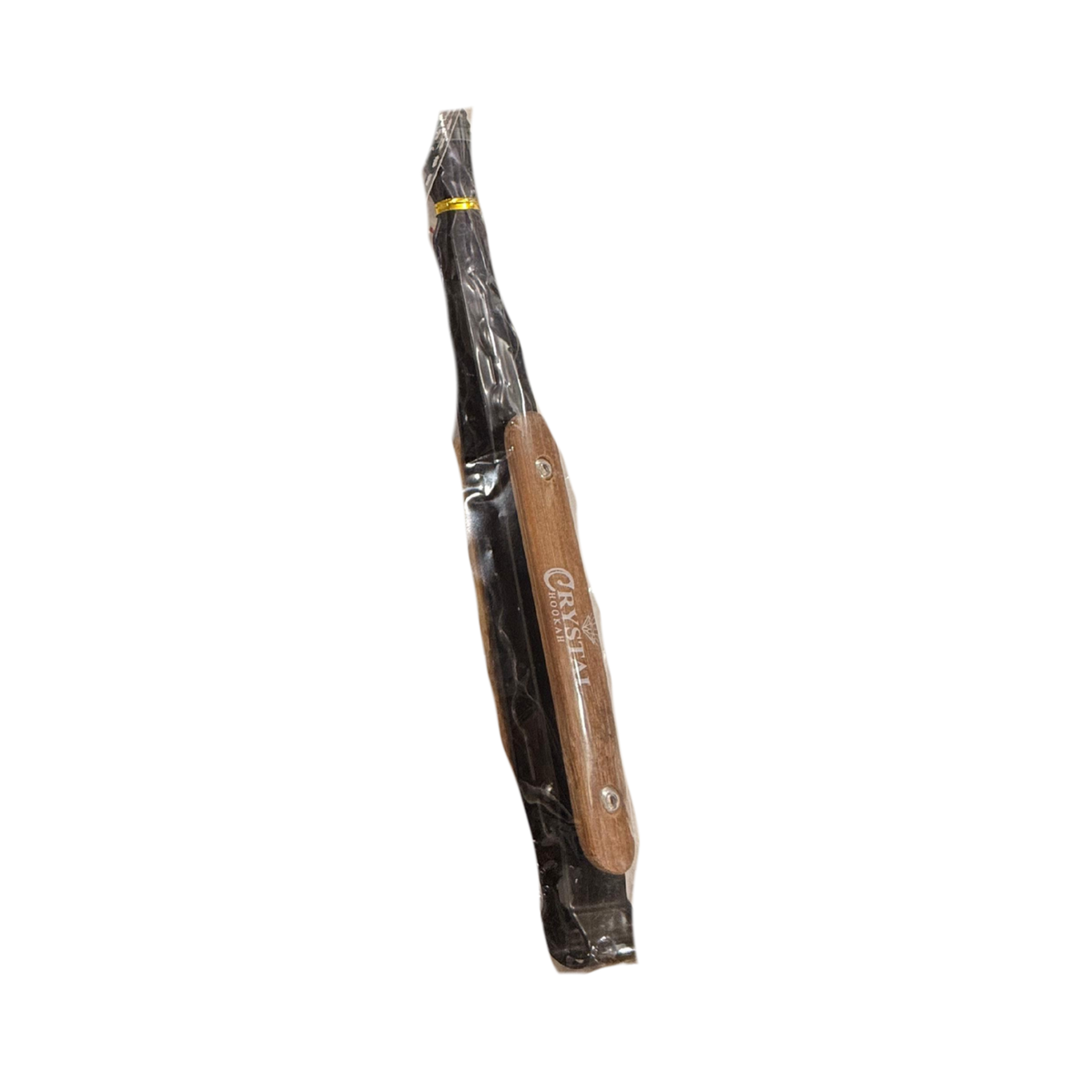 Crystal Wooden Handle Coal Tong – Premium Edition