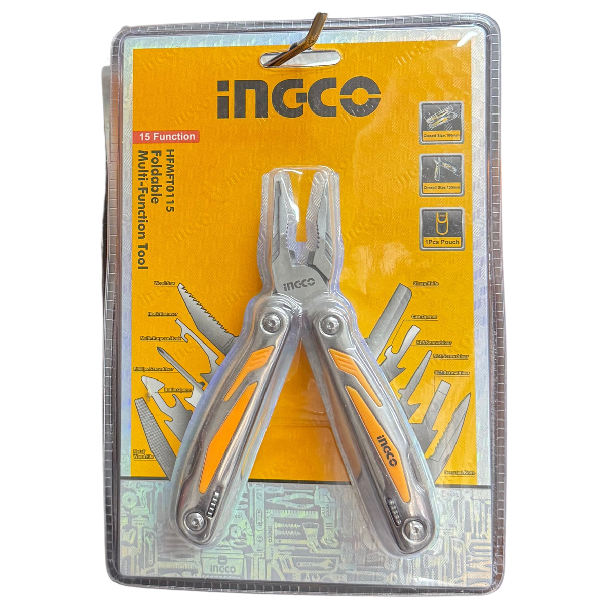INGCO 15-in-1 Foldable Multi-Function Tool