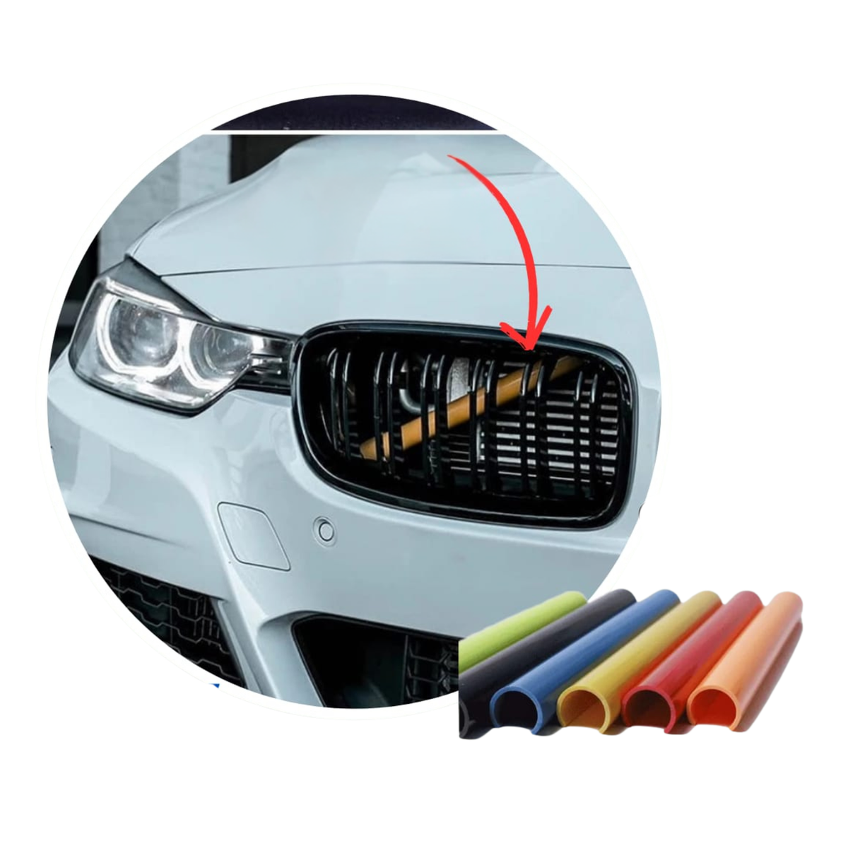 BMW Front Grille Strip Cover – F & G Series (2 Pieces)