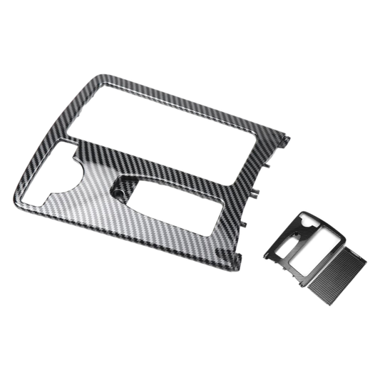 Mercedes W204 Cupholder Cover Replacement – Carbon Look (With or Without Drawer)