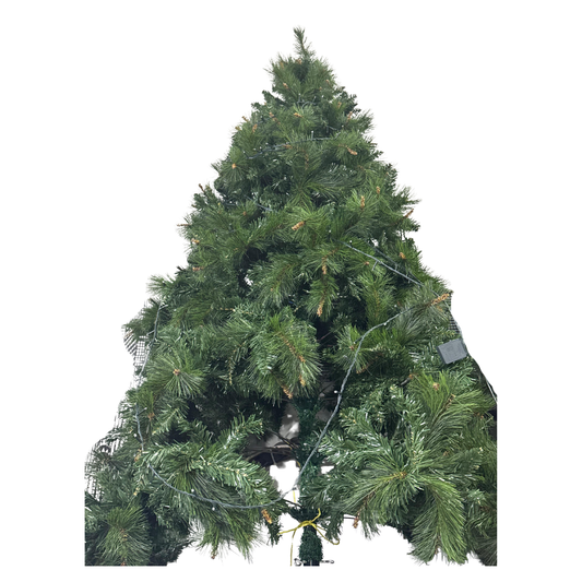 Lush Classic Green Artificial Christmas Tree - Full-Bodied Pine for Holiday Decor