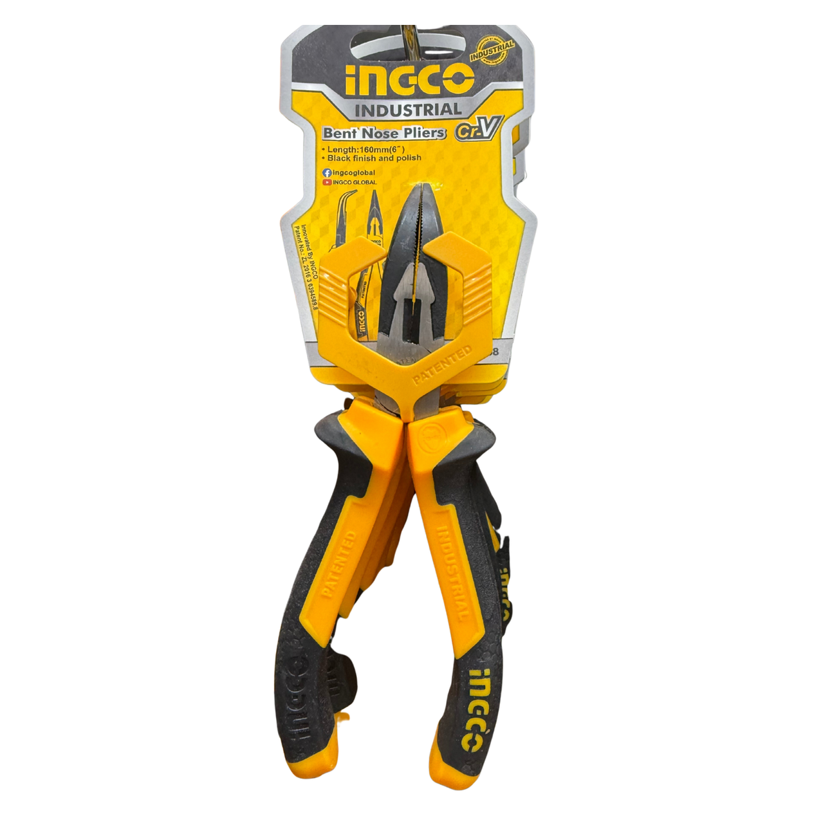 INGCO 6” Bent Nose Pliers