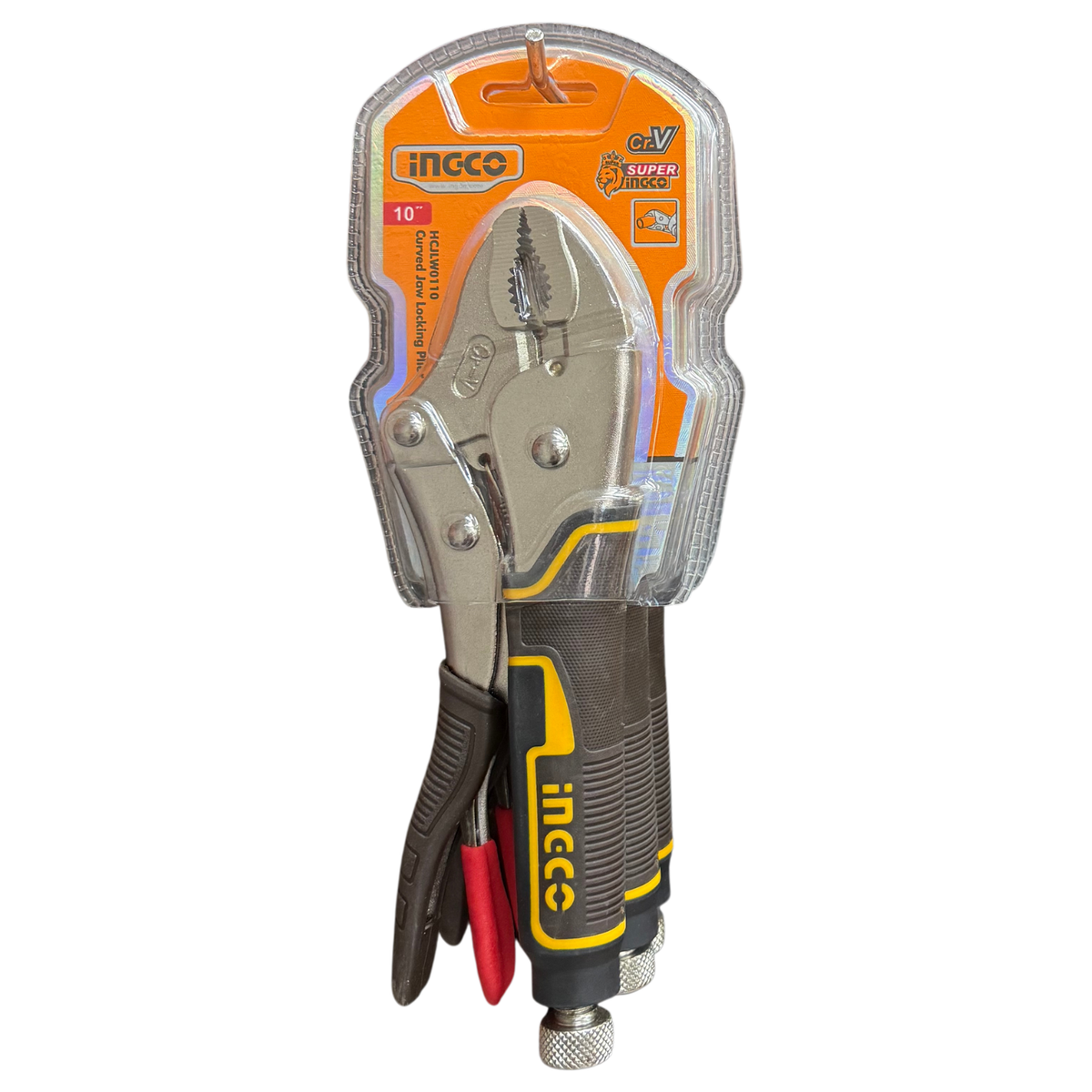 INGCO 10” Curved Jaw Locking Plier (CR-V Super Quality)