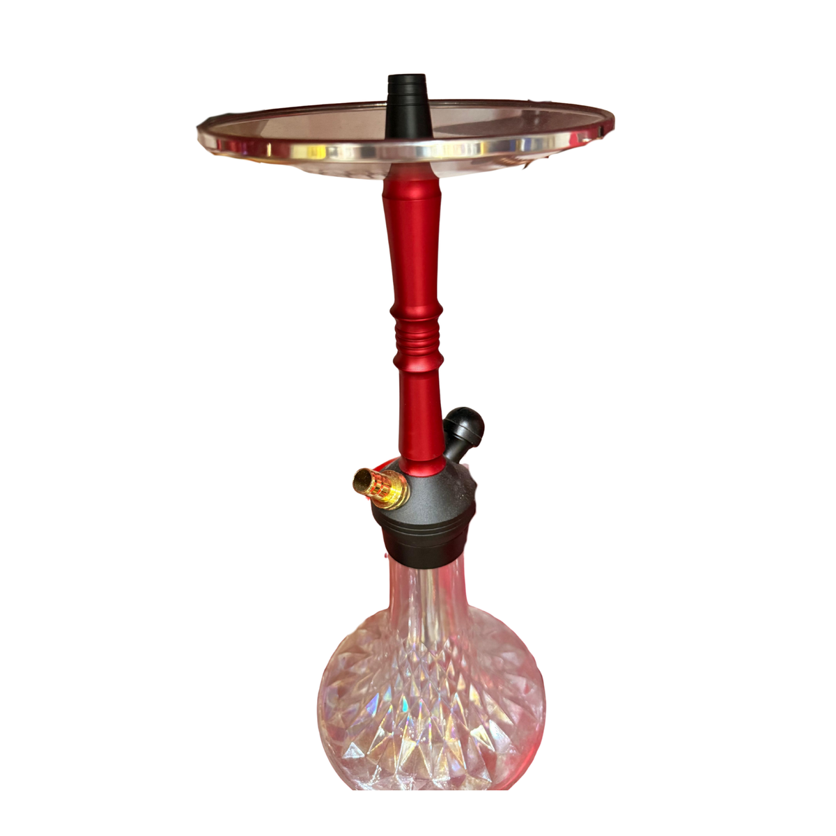 Crimson Edge Hookah – Red Diamond Base Edition