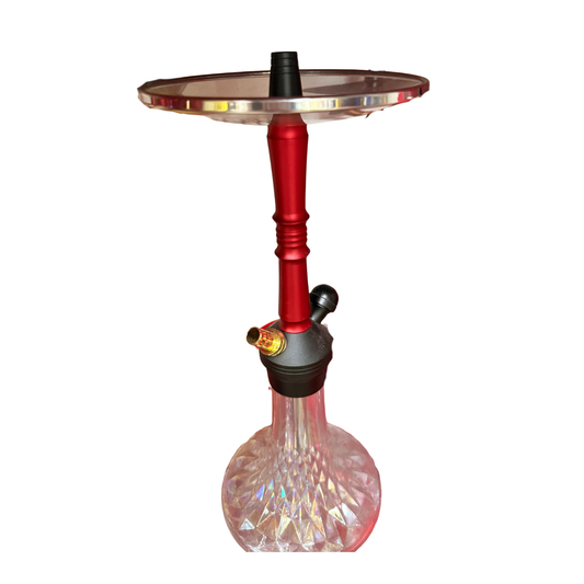 Crimson Edge Hookah – Red Diamond Base Edition
