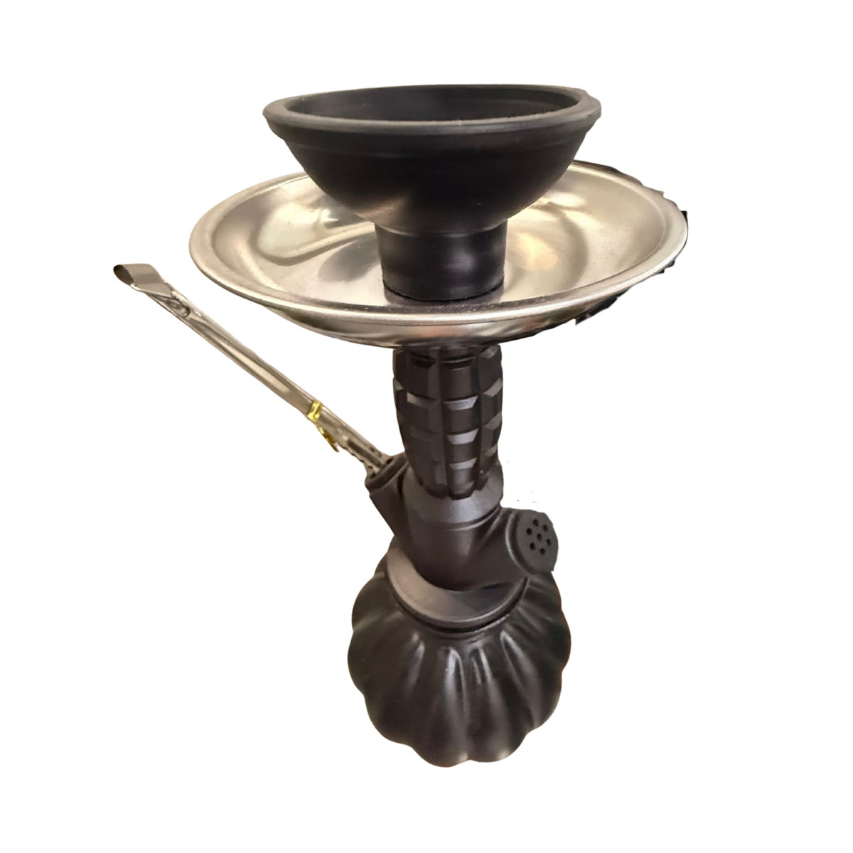 Compact Ribbed PLASTIC Hookah – Available in Multiple Colors