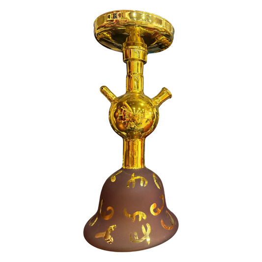 Royal Mini Hookah – Gold Plated (Available in Brown and Red)