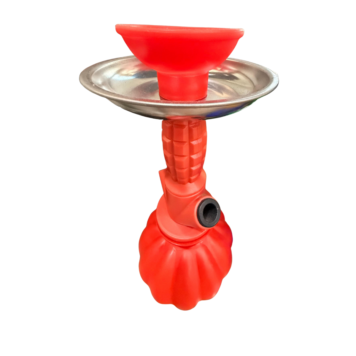 Compact Ribbed PLASTIC Hookah – Available in Multiple Colors