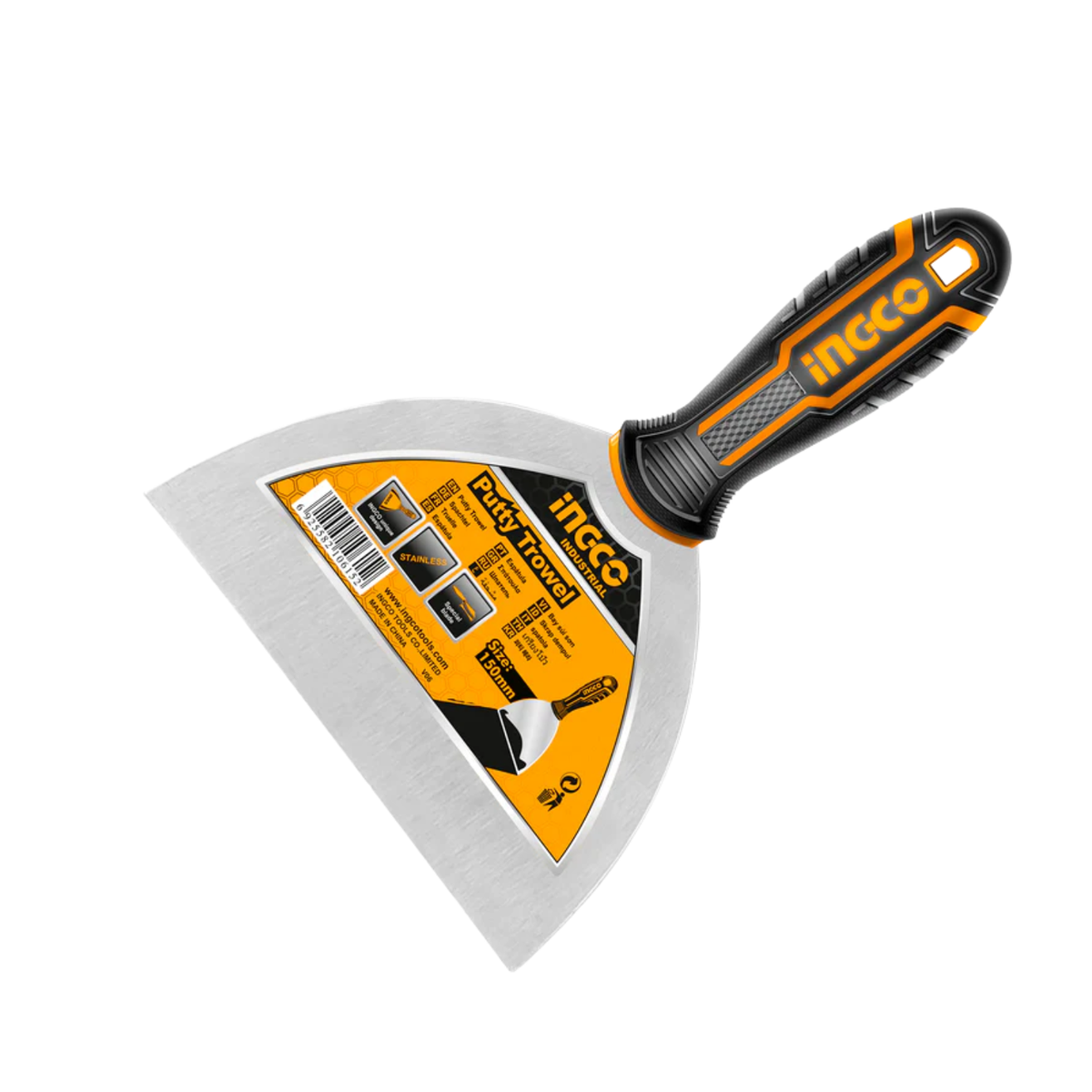INGCO Putty Trowel – Stainless Steel Blade