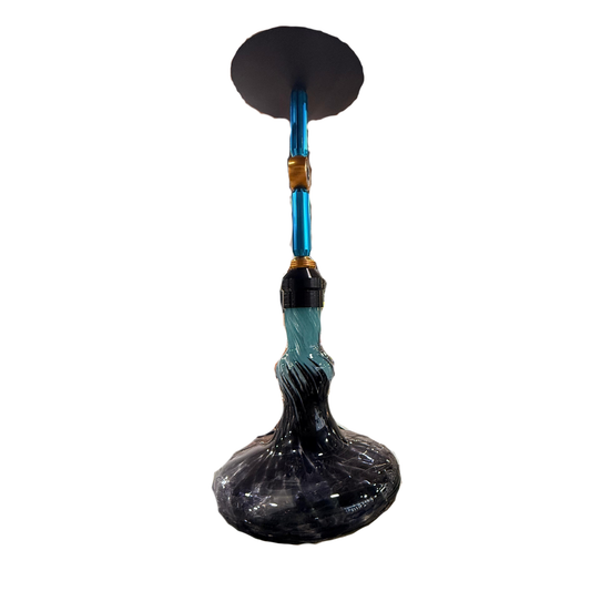 Crystal Wave Hookah – Modern Blue Edition