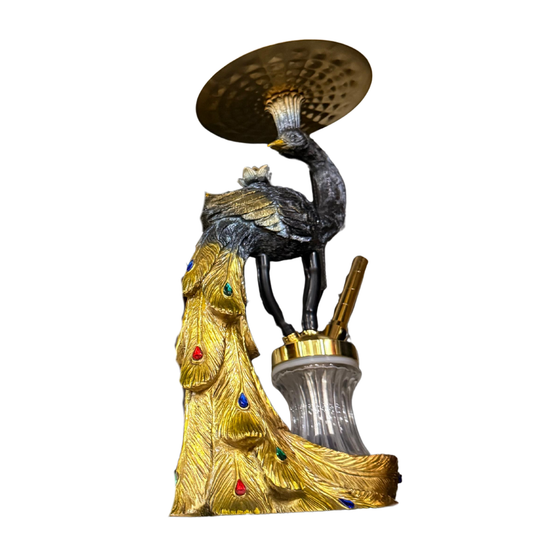 Crystal Peacock Majesty Hookah