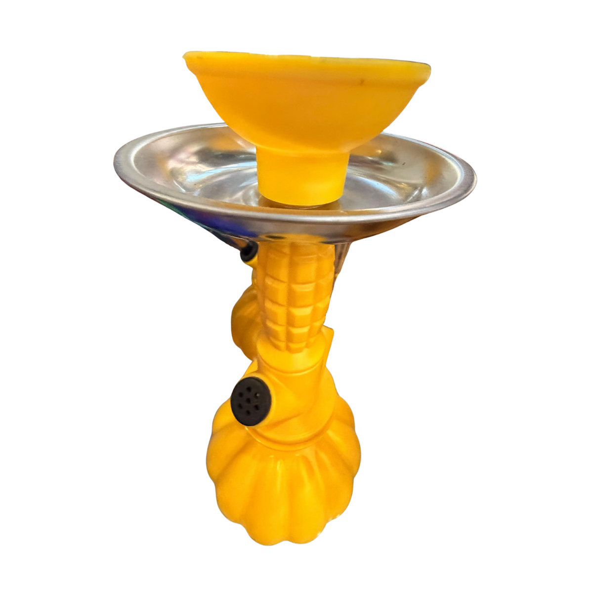 Compact Ribbed PLASTIC Hookah – Available in Multiple Colors
