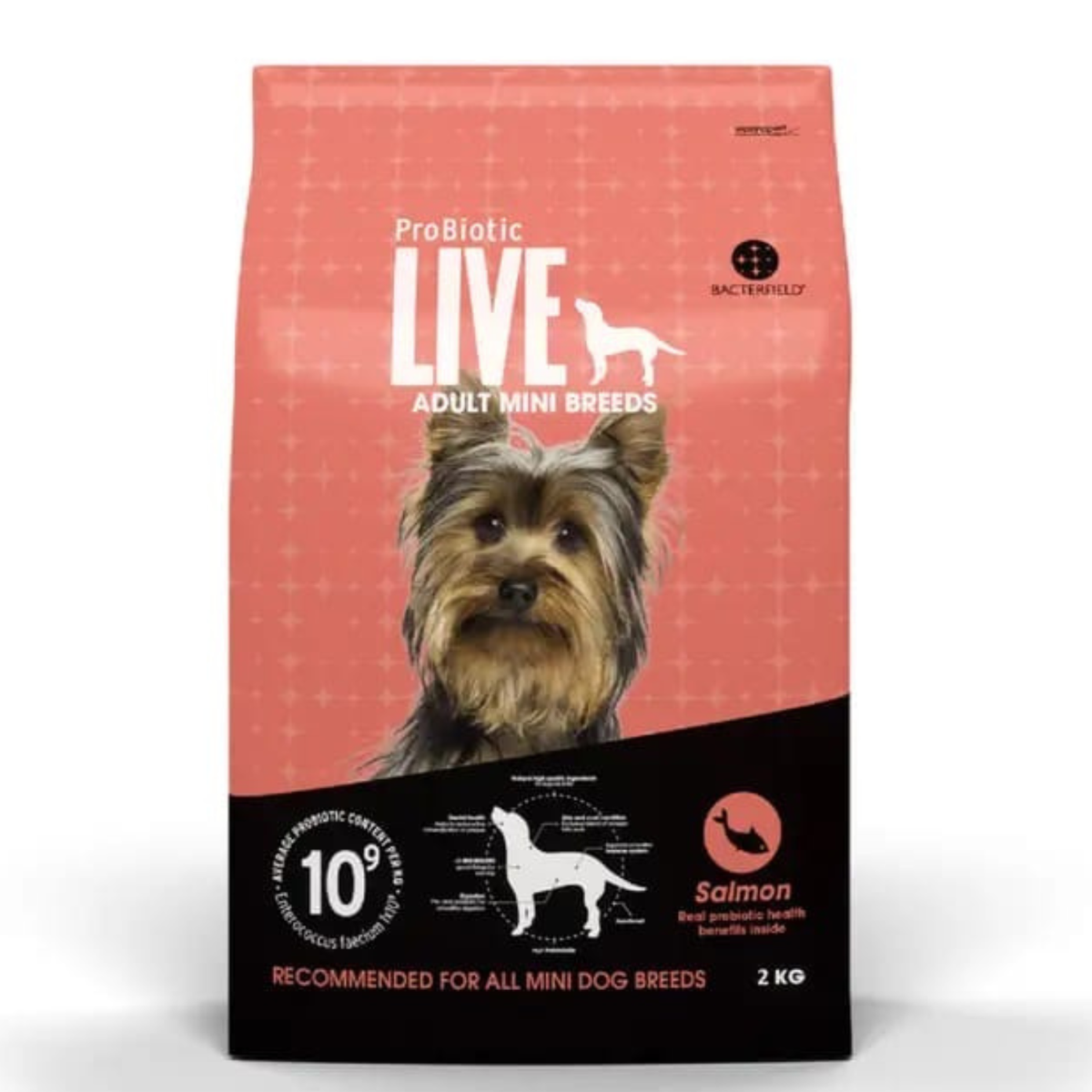 LIVE ProBiotic Adult Mini Breeds Salmon (2kg)