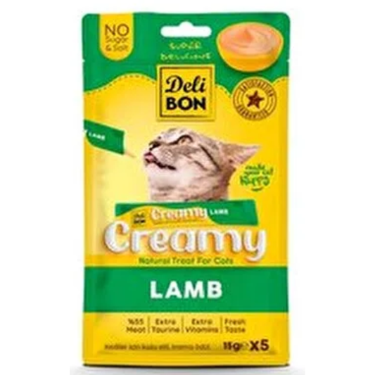 Deli Bon Creamy Lamb – Natural Treat for Cats