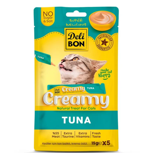Deli Bon Creamy Tuna – Natural Treat for Cats