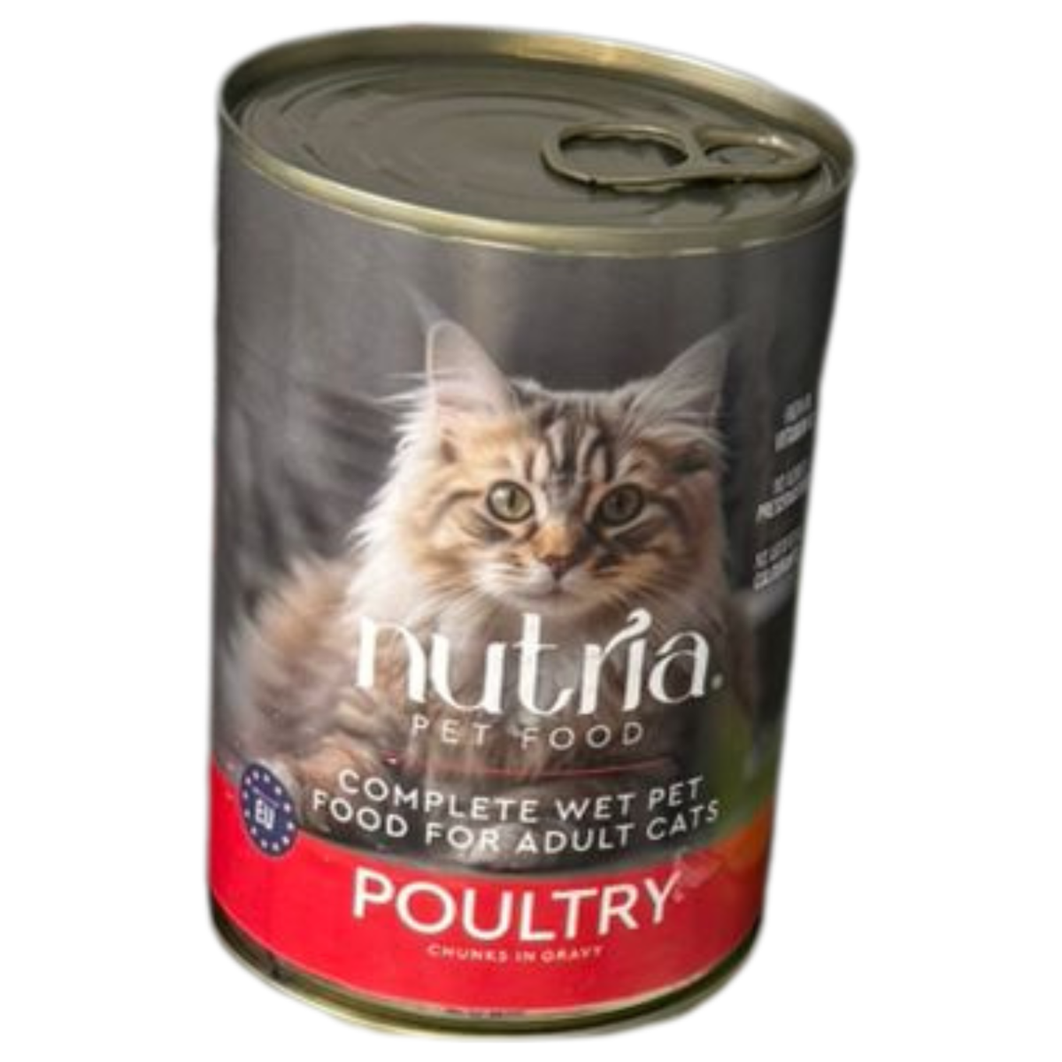 Nutria Pet Food – Poultry Wet Food for Adult Cats (Chunks in Gravy)