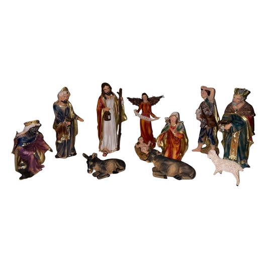 11-Piece Nativity Scene Set