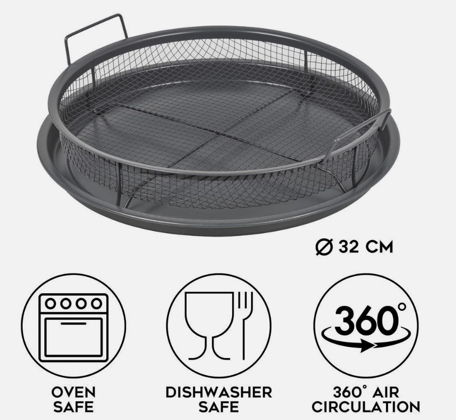 Round Oven Crispy Tray