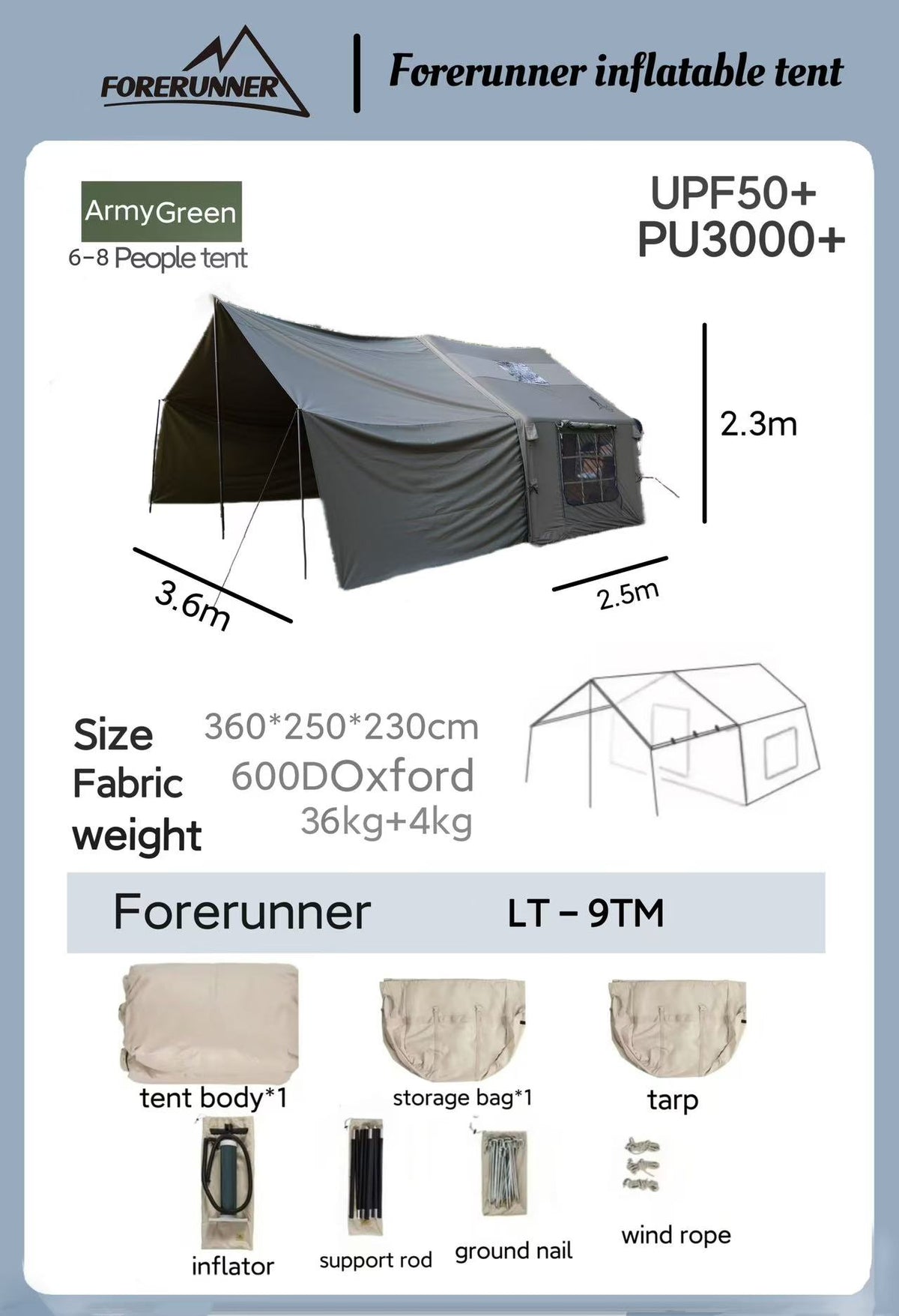 Forerunner Inflatable Tent