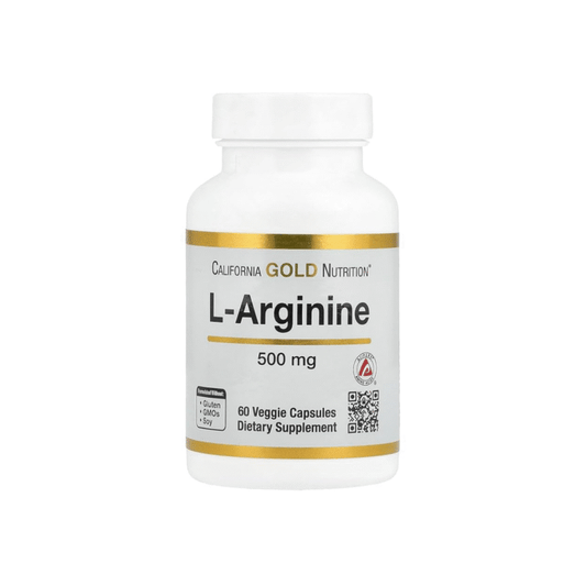 L-Arginine 500mg 60 Capsules $14.00