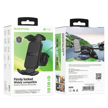Borofone Firm-Lock Motorcycle & Bicycle Phone Holder