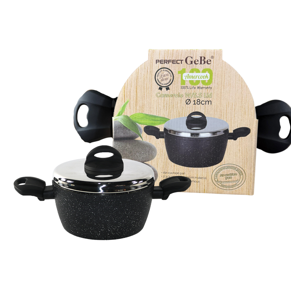 Gebe Casserole with Lid