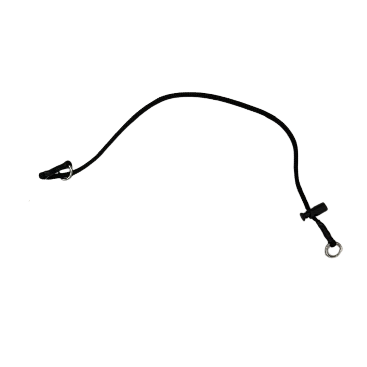 Off-Leash Dog Slip Lead – Adjustable & Durable (Black)